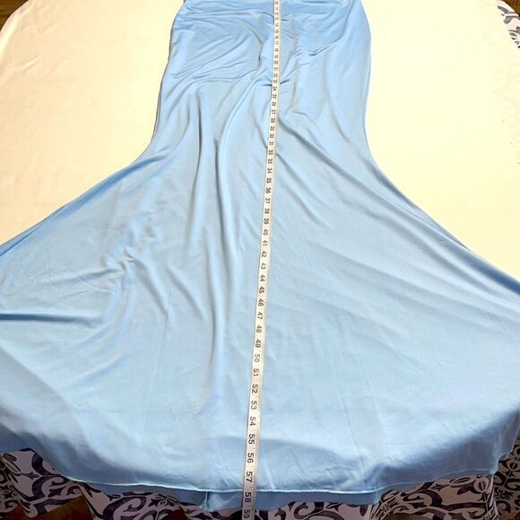 Molliya Powder Blue Long Gown MEDIUM NWT - Picture 12 of 14
